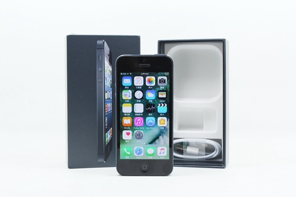 |高雄收購用不到手機|Apple iPhone 5 黑16G 16GB 二手 蘋果手機#09715