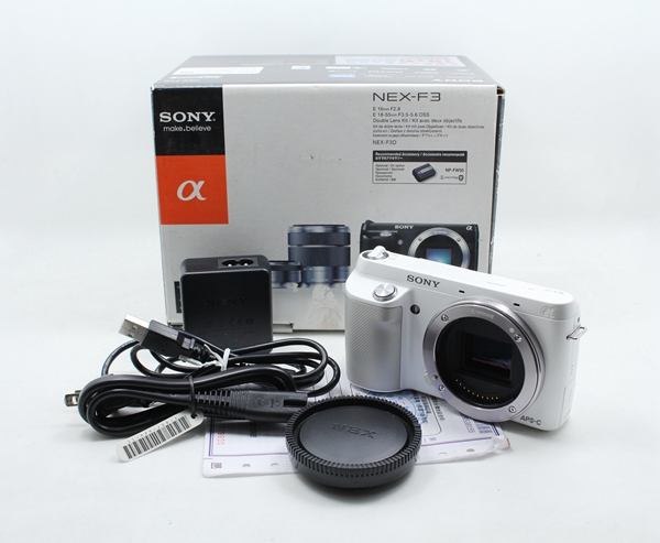 |高雄收購尾牙抽獎獎品|Sony NEX-F3 NEX F3 白 二手 單眼相機 公司貨 #09701