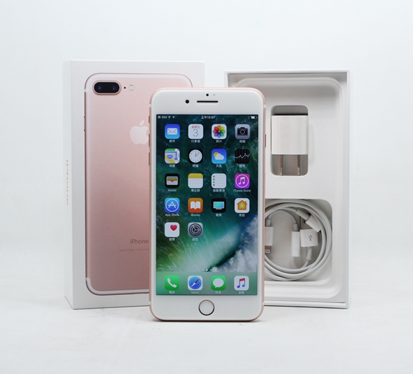 |高雄收購二手手機|Apple iPhone 7 plus 玫瑰金 32G 32GB 二手 蘋果手機 #10200