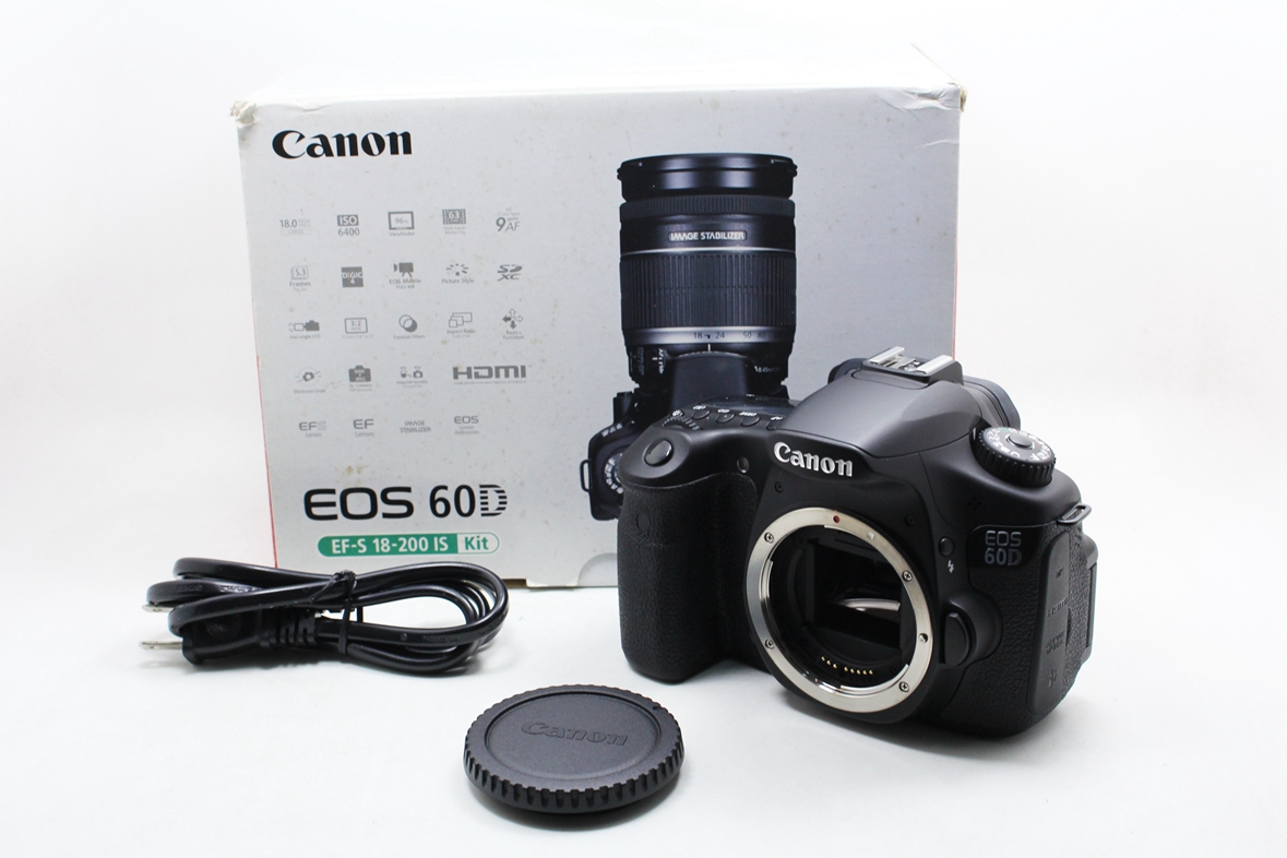 |高雄收購二手單眼相機|CANON EOS 60D 單機身 APS-C 快門3190 二手單眼 #10055