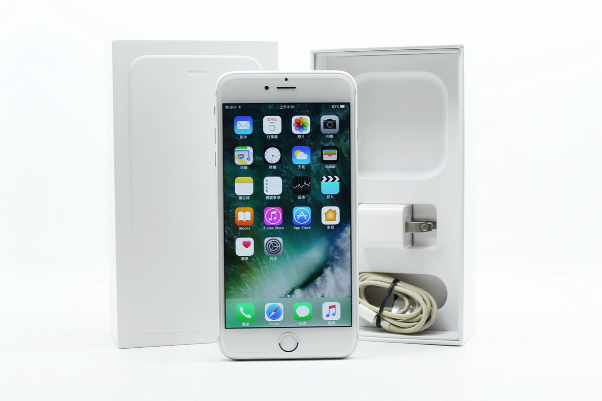|高價收購 IPHONE 7 |Apple iPhone 6 plus 64G 64GB 銀 5.5吋 二手 蘋果手機 #10038