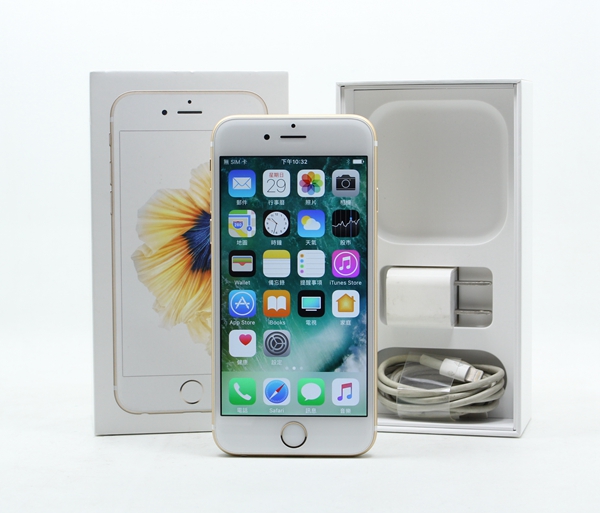 |高雄收購二手IPHONE 7|Apple iPhone 6S 金 16G 16GB 二手 4.7吋 蘋果手機 保固中 #10012