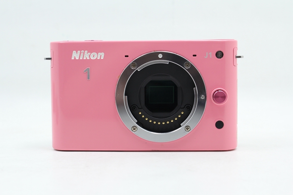 |高雄收購二手相機|Nikon 1 Nikon J1 粉 二手 微單眼 快門3400 #10008