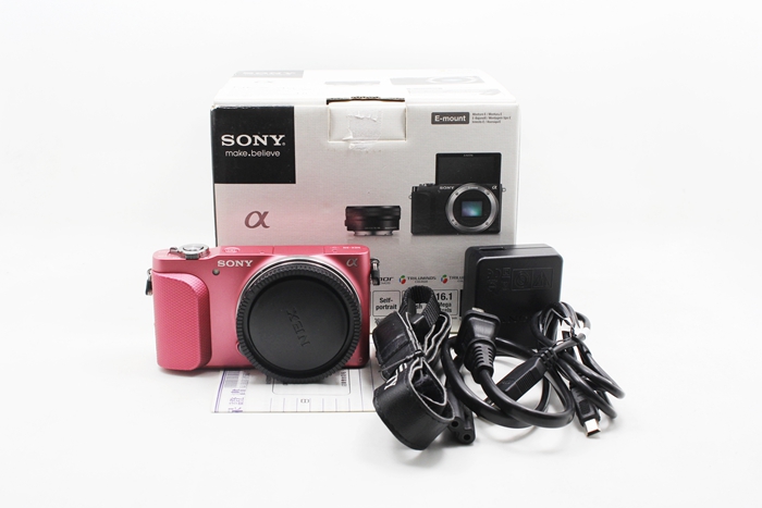 |高雄收購二手相機|Sony NEX 3 3N 粉 單機身 二手 單眼相機 公司貨 #10393