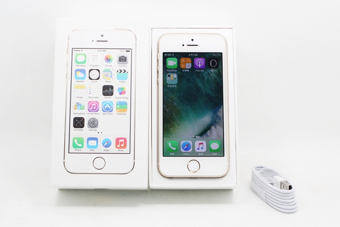|高雄收購二手手機|Apple IPHONE 5S 16G 16GB 金 IOS 10.0.2 二手手機 #10432