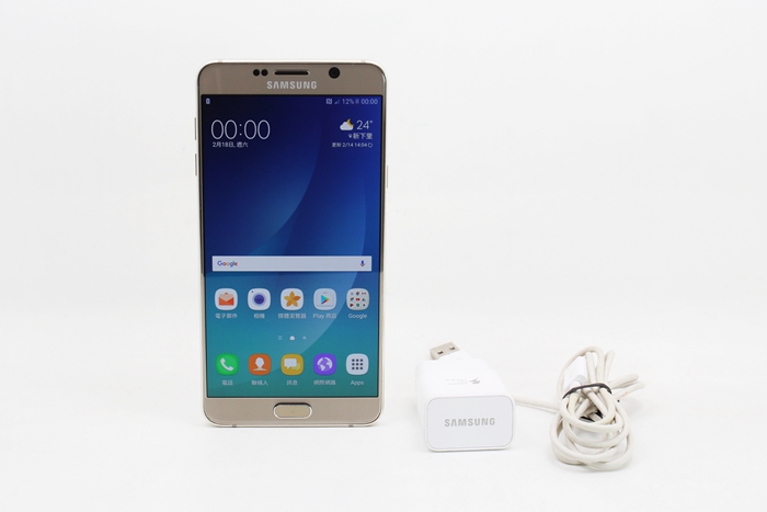 |高雄收購二手手機|SAMSUNG GALAXY NOTE5 SM-N9208 32G 5.7吋 金 二手手機 #10526