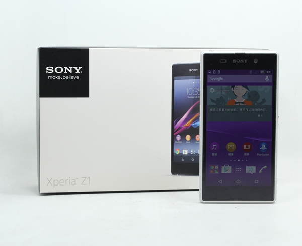 |高雄收購二手手機回收舊手機|Sony Xperia Z1 C6902 16GB 16G 3G版 5吋 白 二手手機 #10073