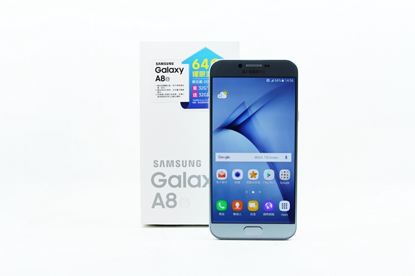 |高雄收購二手手機|SAMSUNG Galaxy A8 SM-A810YZ A810 32GB 5.7吋 藍 #09942