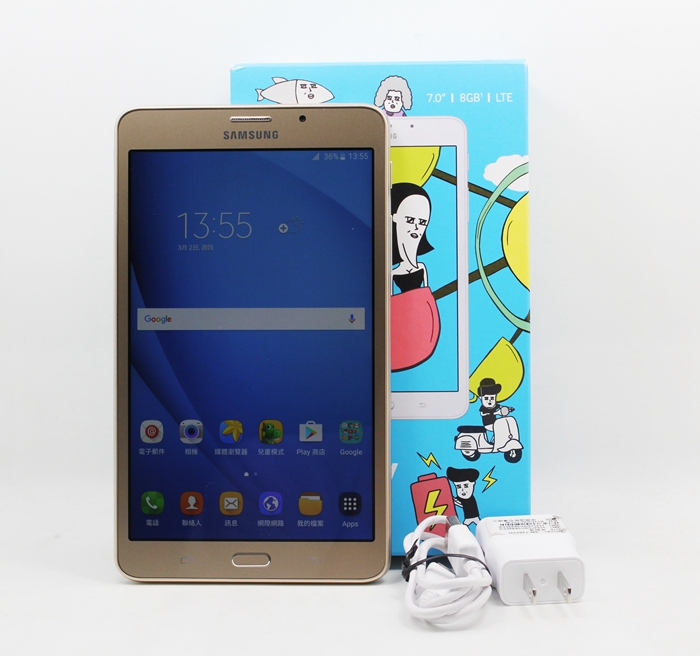 |高雄收購二手手機|SAMSUNG Galaxy Tab J T285 8G LTE 7吋 金 二手 通話平板# 10726