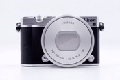 |台中收購中古單眼相機|Nikon 1 J5 + 10-30mm 銀 單鏡組 二手 單眼相機 公司貨 #11788